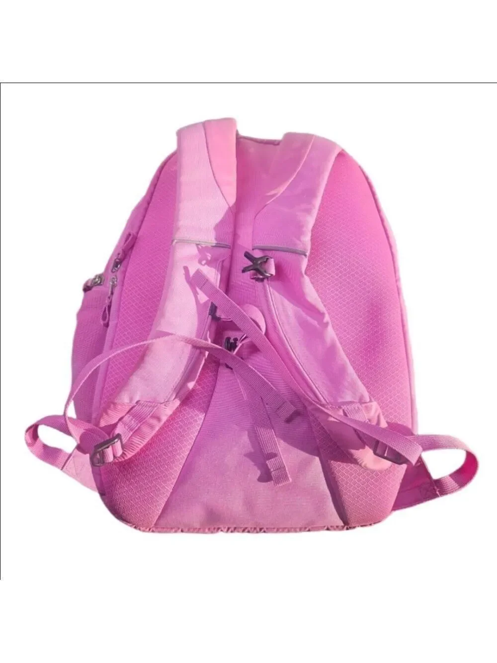 Women's All in Motion Pink Backpack One Size with Gray Interior